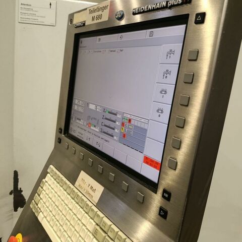 GILDEMEISTER CTX 410 Plus iT Heidenhain Metallbearbeitungsmaschinen Drehmaschinen CNC Drehmaschine Maschine ist mit C- Achse und angetriebenen Werkzeugen !
Steuerung: Heidenhain Plus iT.
Maschine ist mit Späneförderer, Spannfutter und Reitstock. Deutschland