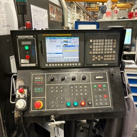 YU SHINE VL 1200 ATC 0i-TD Fanuc Metal Processing Lathes Vertical Turret Lathe - Single Column CNC vertical lathe with 12 positions ATC. Spindle reception is BT 50.
Control: Fanuc 0i-TD Taiwan