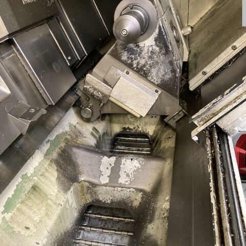 VDF-BOEHRINGER VDF 250 Cm 840 C Siemens Metallbearbeitungsmaschinen Drehmaschinen CNC Drehmaschine Schrägbettmaschine mit Späneförderer und 12-fach Revolver.
Zubehör: Hydraulischer Reitstock und Kraftspannfutter.
Steuerung: Siemens 840 C Deutschland