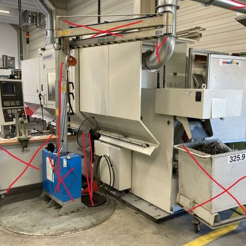 VDF-BOEHRINGER VDF 250 Cm 840 C Siemens Metallbearbeitungsmaschinen Drehmaschinen CNC Drehmaschine Schrägbettmaschine mit Späneförderer und 12-fach Revolver.
Zubehör: Hydraulischer Reitstock und Kraftspannfutter.
Steuerung: Siemens 840 C Deutschland