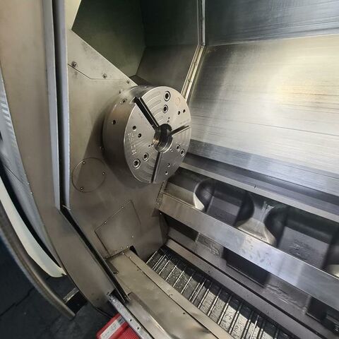 GILDEMEISTER CTX 600 E Serie 2 CNC Pilot Heidenhain Metallbearbeitungsmaschinen Drehmaschinen CNC Drehmaschine CNC - Drehmaschine
GILDEMEISTER - CTX 600 E Serie 2
Mit Dreibackenfutter 400 mm und selbstzentrierender Lünette. Deutschland