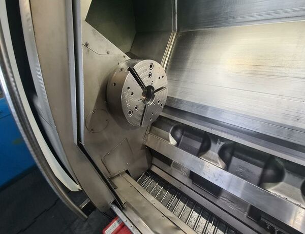 GILDEMEISTER CTX 600 E Serie 2 CNC Pilot Heidenhain Metallbearbeitungsmaschinen Drehmaschinen CNC Drehmaschine CNC - Drehmaschine
GILDEMEISTER - CTX 600 E Serie 2
Mit Dreibackenfutter 400 mm und selbstzentrierender Lünette. Deutschland