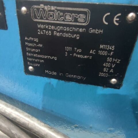WOLTERS AC 1000 F microline PC FI45 SIMATIC Metallbearbeitungsmaschinen Läppmaschinen / Honmaschinen Läppmaschine Mit Zubehör und Filteranlage. Maschine hat erst 8552 Arbeitsstunden gelaufen. Deutschland