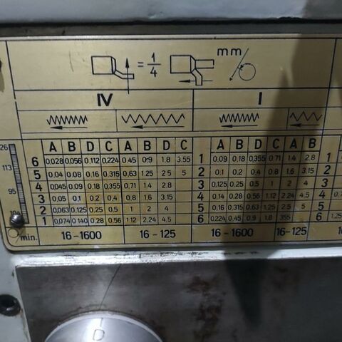 ARAD SNA560 x 1500  Metallbearbeitungsmaschinen Drehmaschinen Spitzendrehmaschine  Rumänien