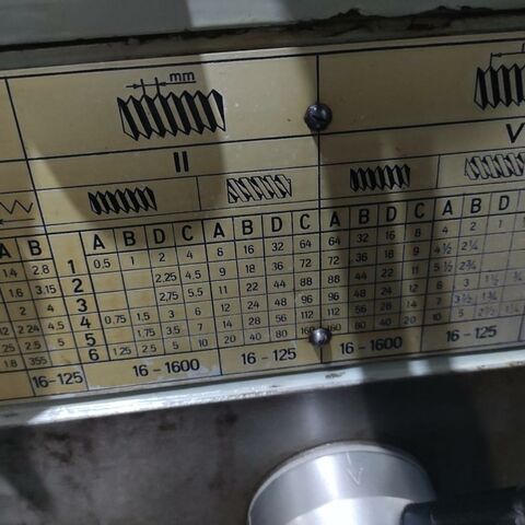 ARAD SNA560 x 1500  Metallbearbeitungsmaschinen Drehmaschinen Spitzendrehmaschine  Rumänien