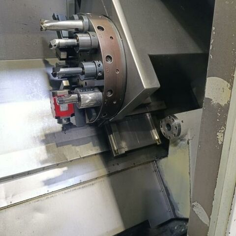 GILDEMEISTER CTX 410 Plus iT Heidenhain Metallbearbeitungsmaschinen Drehmaschinen CNC Drehmaschine Maschine ist mit C- Achse und angetriebenen Werkzeugen !
Steuerung: Heidenhain Plus iT.
Maschine ist mit Späneförderer, Spannfutter und Reitstock. Deutschland
