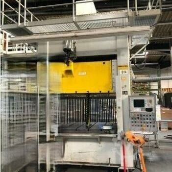 REPKON 2000/800 Siemens Metal Processing Presses Double-Column Presse Machine is with cushion in table (80 t), light guards and Siemens control for
presses. Turkey
