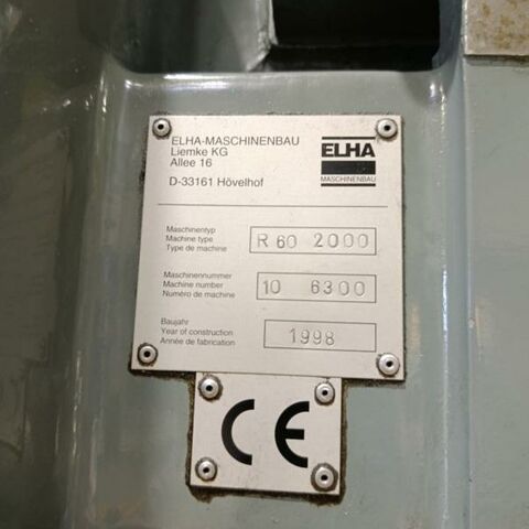 ELHA R 60/2000  Metal Processing Boring mills / Machining Centers / Drilling machines Radial Drilling Machine  Germany