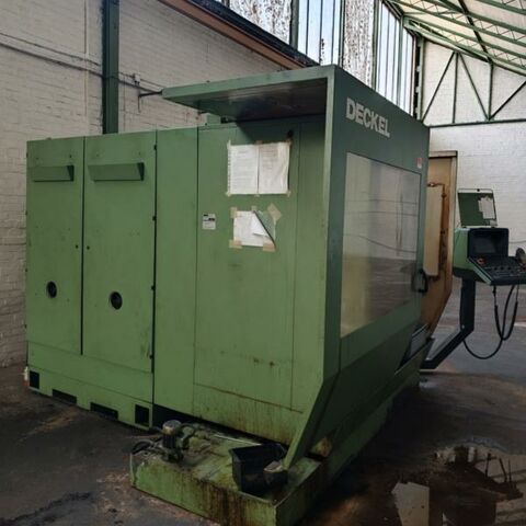 DECKEL FP5A CNC  Metal Processing Milling machines Universal Milling Machine CNC milling machine with Dialog 11 control, housing arround working area and
tool change with 30 pos. Machine has been refurbished by FPS in 2010. Germany