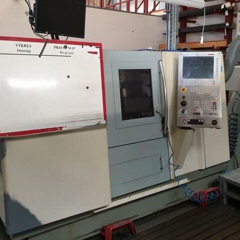 GILDEMEISTER CTX 310 840 D Siemens Metal Processing Lathes CNC Lathe CNC - Lathe with sub spindle. Control Siemens 840 D. Machine has Y- axe and
live tooling. We supply an IEMCA Kid 70 bar loader along with the machine. Germany