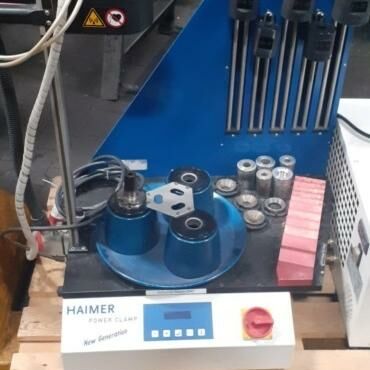 HAIMER Power Clamp digital Sonstige Metallbearbeitungsmaschinen Sonstige Maschinen Schrumpfgerät / Induktionsgerät Power Clamp New Generation mit Haimer Speed Cooler für mehrere HSK und SK
Aufnahmegrößen. Italien