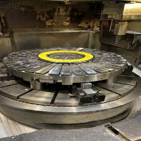 YU SHINE VL 1200 ATC 0i-TD Fanuc Metal Processing Lathes Vertical Turret Lathe - Single Column CNC vertical lathe with 12 positions ATC. Spindle reception is BT 50.
Control: Fanuc 0i-TD Taiwan