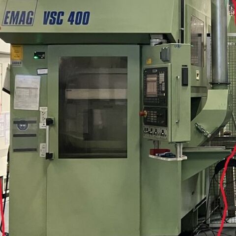 EMAG VSC 400 S 840 DSL Metallbearbeitungsmaschinen Drehmaschinen Vertikaldrehmaschine Maschine wird ohne Futter aber mit 12 Werkzeughalter, Aufnahme Capto 5,
angeboten. Deutschland