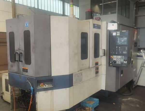 MORI SEIKI SH 400 Fanuc MSC 501 (Fanuc 16i) Metal Processing Boring mills / Machining Centers / Drilling machines Machining Center - Horizontal Control Fanuc MSD 501, 40 tool stations, it has trough spindle coolant, chip
conveyor and two paletts. Japan
