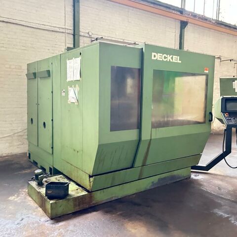 DECKEL FP5A CNC  Metal Processing Milling machines Universal Milling Machine CNC milling machine with Dialog 11 control, housing arround working area and
tool change with 30 pos. Germany