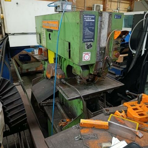 PEDDINGHAUS Peddimaster 40/60H  Metal Processing Sheet metal working / shaeres / bending Section Shear - Combined Accessories: tool cabinet with various punches and dies, length stop Germany