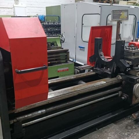 YAW MACHINE TOOL CW6180B x 4000  Metal Processing Lathes Center Lathe With 4 position tool holder, face plate with safety cover, steady rest and DRO. China