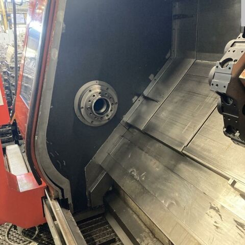 EMCO (PADOVANI) EMCOTURN 500MC 840 D Siemens Metallbearbeitungsmaschinen Drehmaschinen CNC Drehmaschine Hat einen 12 fach Revolver, Reitstock und Lünette. Italien