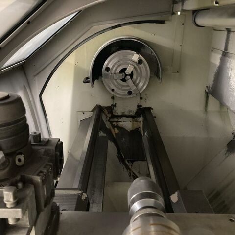 GILDEMEISTER NEF 520 Heidenhain Metallbearbeitungsmaschinen Drehmaschinen Drehmaschine - zyklengesteuert Zyklen Steuerung Fabr. Heidenhain, für Konischdrehen, Gewinde-und
Abspanzyklus. Laufzeit: 34483 h. Maschine ist mit Zubehör, wie Futter mit
vielen verschiedenen Backe, Multifix Stahlhalter mit Einsätzen und Werkzeugen. Deutschland