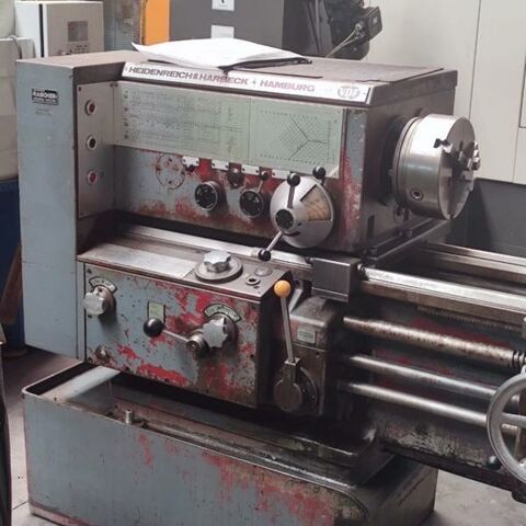 VDF- HEIDENREICH & HARBECK V3  Metallbearbeitungsmaschinen Drehmaschinen Spitzendrehmaschine Mit Multifix, Futter und mitlaufender Spitze. Deutschland