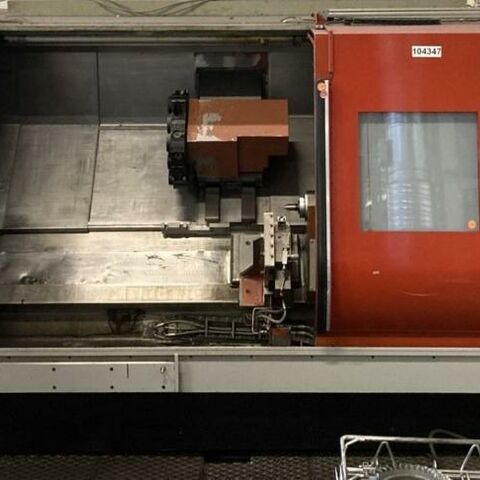 EMCO (PADOVANI) EMCOTURN 500MC 840 D Siemens Metallbearbeitungsmaschinen Drehmaschinen CNC Drehmaschine Hat einen 12 fach Revolver, Reitstock und Lünette. Italien