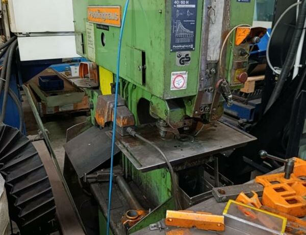 PEDDINGHAUS Peddimaster 40/60H  Metal Processing Sheet metal working / shaeres / bending Section Shear - Combined Accessories: tool cabinet with various punches and dies, length stop Germany