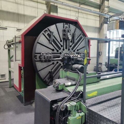 RAVENSBURG P 20/I S 840 D Metal Processing Lathes Facing Lathe Machine was reconditioned and modernized in 2015 with Siemens 840 D CNC
control. Originaly it was built in 1980. Germany