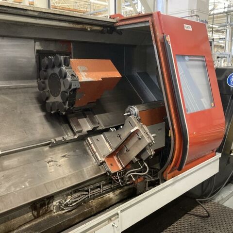 EMCO (PADOVANI) EMCOTURN 500MC 840 D Siemens Metallbearbeitungsmaschinen Drehmaschinen CNC Drehmaschine Hat einen 12 fach Revolver, Reitstock und Lünette. Italien