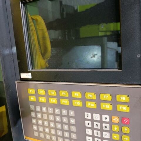 MUELLER CLZ 100.1.36  Metal Processing Presses Single Column Press - Hydraulic Machine has cushion in table. Germany