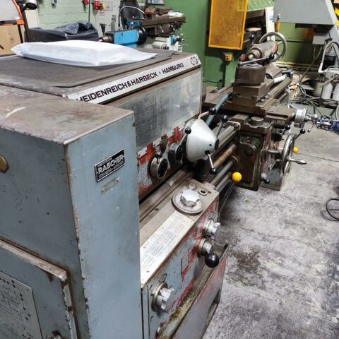 VDF- HEIDENREICH & HARBECK V3  Metallbearbeitungsmaschinen Drehmaschinen Spitzendrehmaschine Mit Multifix, Futter und mitlaufender Spitze. Deutschland
