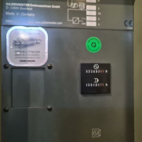 GILDEMEISTER CTX 420 linear 840D shop turn Metal Processing Lathes CNC Lathe Machine has C-axe, Y- axe and live tooling.
Control: Siemens 840 D shop turn.
Machine has tail stock and power chuck. Germany