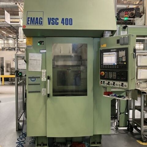 EMAG VSC 400 S 840 DSL Metallbearbeitungsmaschinen Drehmaschinen Vertikaldrehmaschine Maschine wird ohne Futter aber mit 12 Werkzeughalter, Aufnahme Capto 5,
angeboten. Deutschland