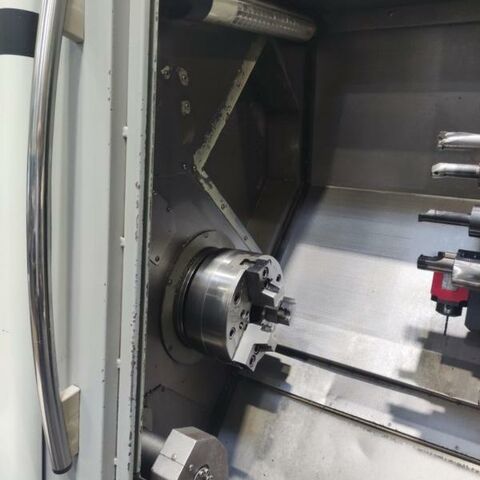 GILDEMEISTER CTX 410 Plus iT Heidenhain Metal Processing Lathes CNC Lathe Machine is with C- axe and life tooling!
Control: Heidenhain Plus iT.
Machine has chip conveyor, chuck and tailstock. Germany