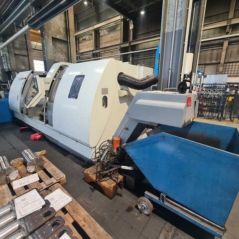 GILDEMEISTER CTX 600 E Serie 2 CNC Pilot Heidenhain Metallbearbeitungsmaschinen Drehmaschinen CNC Drehmaschine CNC - Drehmaschine
GILDEMEISTER - CTX 600 E Serie 2
Mit Dreibackenfutter 400 mm und selbstzentrierender Lünette. Deutschland