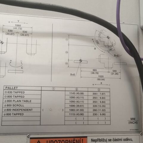 MAZAK INTEGREX E 1060V6 640MPlus Metallbearbeitungsmaschinen Fräsmaschinen Bearbeitungszentrum - Universal Fräs- und Drehzentrum mit 5 gesteuerten Achsen. Steuerung: Mazatrol 640 MPlus.
Maschine ist mit IKZ mit Nebelabsaugung und ist vorbereitet für Renishaw OMP. Japan