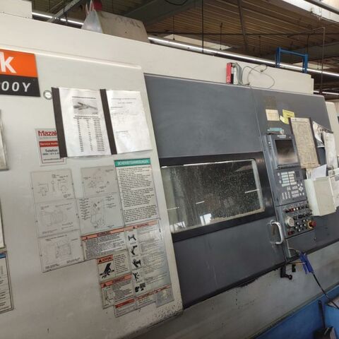 MAZAK INTEGREX 400 Y Fusion 640 MT Metal Processing Lathes CNC Turning- and Milling Center Control: Mazatrol Fusion 640 MT. We will supply approximately 200 toolholders
along with the machine. Japan