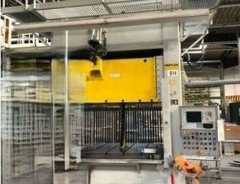 REPKON 2000/800 Siemens Metal Processing Presses Double-Column Presse Machine is with cushion in table (80 t), light guards and Siemens control for
presses. Turkey