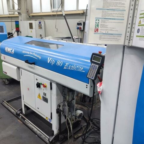 WEILER DZ 45 840 D Siemens Metal Processing Lathes CNC Lathe CNC - Lathe with sub spindle. Control Siemens 840 D. Machine has Y- axe and
live tooling. We supply an IEMCA VIP 80 bar loader along with the machine and
many accessories. Germany