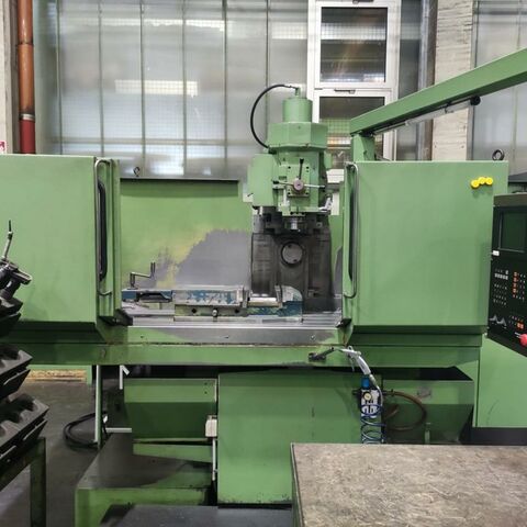 RECKERMANN BETA 10  Metal Processing Milling machines Bed Type Milling Machine - Universal Bed milling machine with swivable spindle to horizontal or vertical.
Control: Heidenhain TNC 155. Machine has an additional horizontal 4th axe. Germany
