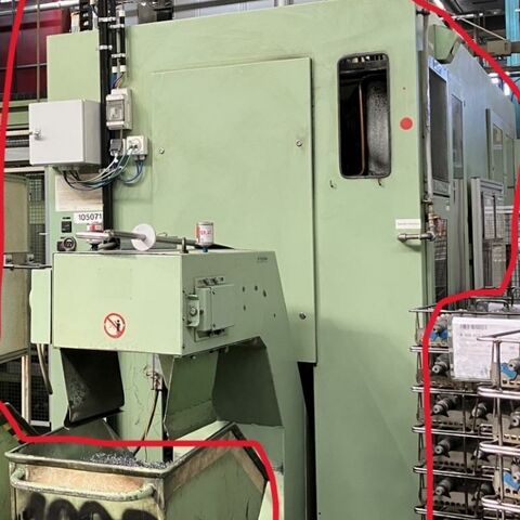 EMAG VSC 400 S 840 DSL Metallbearbeitungsmaschinen Drehmaschinen Vertikaldrehmaschine Maschine wird ohne Futter aber mit 12 Werkzeughalter, Aufnahme Capto 5,
angeboten. Deutschland