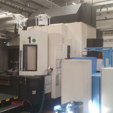 MAZAK INTEGREX E 1060V6 640MPlus Metallbearbeitungsmaschinen Fräsmaschinen Bearbeitungszentrum - Universal Fräs- und Drehzentrum mit 5 gesteuerten Achsen. Steuerung: Mazatrol 640 MPlus.
Maschine ist mit IKZ mit Nebelabsaugung und ist vorbereitet für Renishaw OMP. Japan