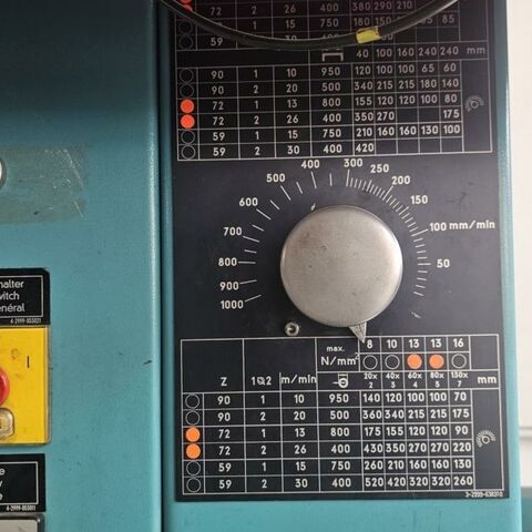 KALTENBACH KKS 400 E  Metal Processing Saws Cold Circular Saw Machine has angle cutting arrangement +/- 45°, is semi automatic without material infeed. Germany