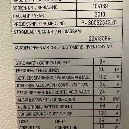 EMAG VSC 400 S 840 DSL Metallbearbeitungsmaschinen Drehmaschinen Vertikaldrehmaschine Maschine wird ohne Futter und Werkzeughalter angeboten. Deutschland