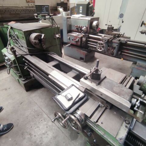 DEMOOR LZS500 x 1500  Metallbearbeitungsmaschinen Drehmaschinen Spitzendrehmaschine Mit Schnellwechselstahlhalter, Futter und Digitalanzeige. Belgien
