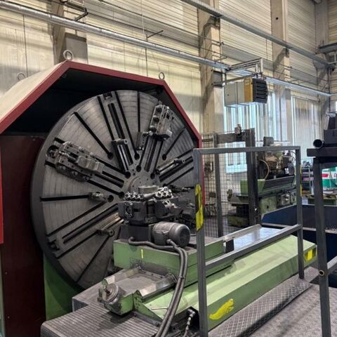 RAVENSBURG P 20/I S 840 D Metal Processing Lathes Facing Lathe Machine was reconditioned and modernized in 2015 with Siemens 840 D CNC
control. Originaly it was built in 1980. Germany