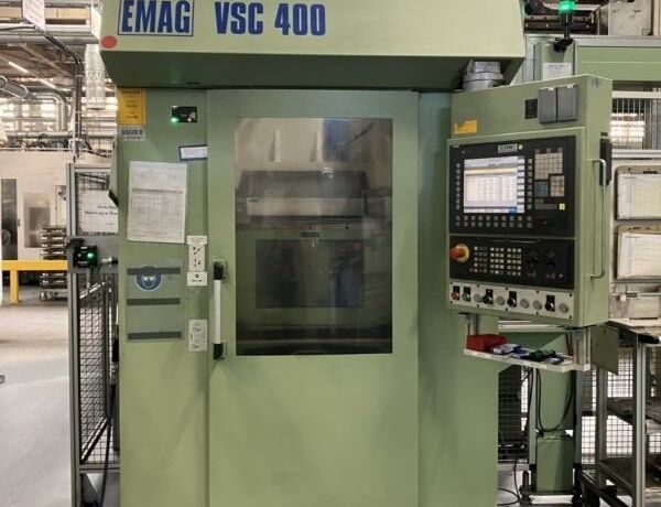 EMAG VSC 400 S 840 DSL Metallbearbeitungsmaschinen Drehmaschinen Vertikaldrehmaschine Maschine wird ohne Futter aber mit 12 Werkzeughalter, Aufnahme Capto 5,
angeboten. Deutschland